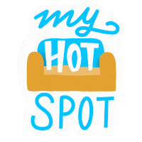 Chilling Hang Out Sticker