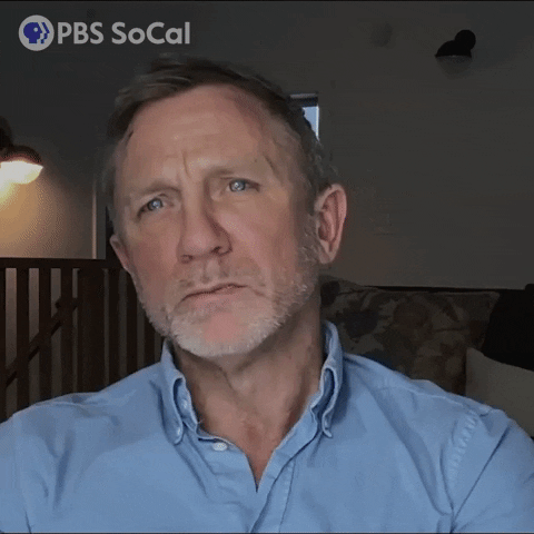 Listen Daniel Craig GIF by PBS SoCal