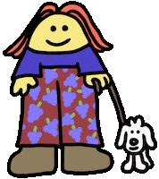 Go Out Dog Sticker by Ruppert Tellac