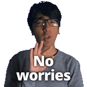 No Problem Relax Sticker