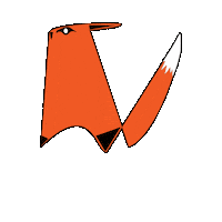 Cartoon Fox Sticker