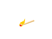 Fire Burning Sticker by pyroweb