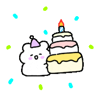 Happy Cake Sticker