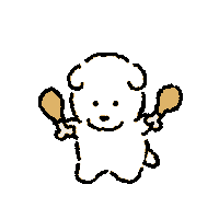 Wangwangie happy dance dog dancing Sticker