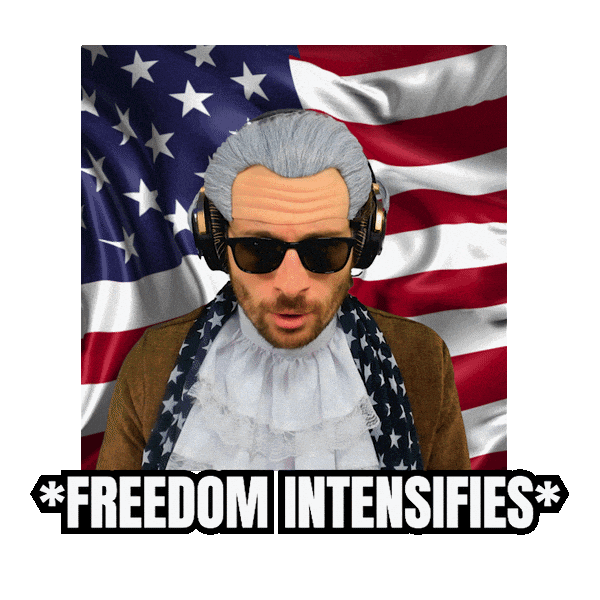 Independence Day Freedom Sticker