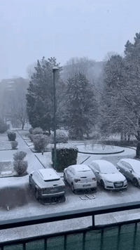 Snow in Lyon as Wintry Weather Sweeps Central France