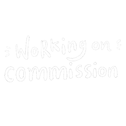 Commission Working Sticker
