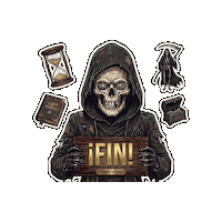 Halloween Skull Sticker