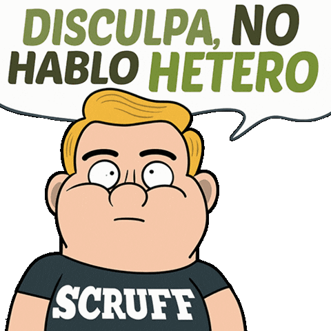 Gay No Sticker by SCRUFF