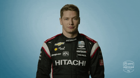 Josef Newgarden Shrug GIF by INDYCAR