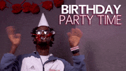 MSUMoorhead celebrate happy birthday wave hat GIF