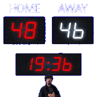 46 Away Sticker