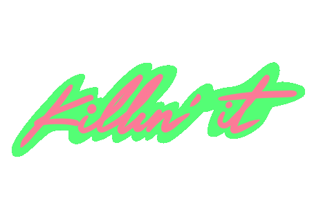charlieillustrated neon strong boss feminist Sticker