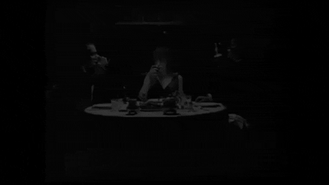Dinner Table Drinking GIF