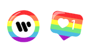 Warner Pride Sticker by Warner Music México