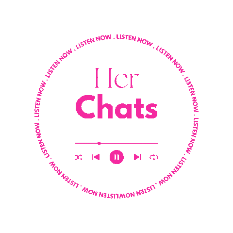 herhive_org giphyupload podcast listen now her chats Sticker