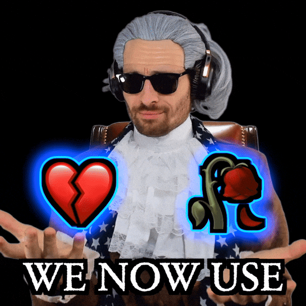 Broken Heart Wilted Flower GIF