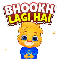Hungry India Sticker by Lucas and Friends by RV AppStudios