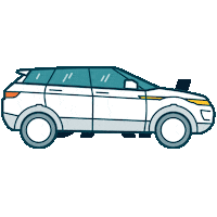 EvoGo new car car rental test drive car lease Sticker
