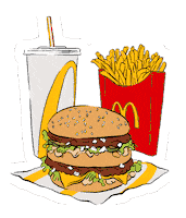 Burger Mcdonalds Sticker by McDonald's Ukraine