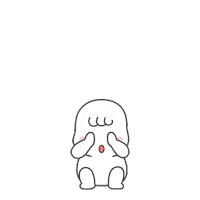 Peek A Boo Sticker by moonyjp