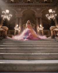 Grand Staircase Fashion GIF