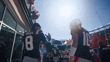 High Five Stefon Diggs GIF by New England Patriots