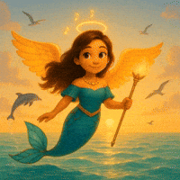TheRealSiraphael ending scene siraphael fantasy gif healing light GIF
