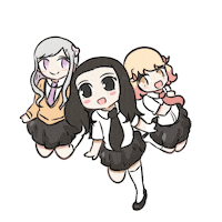 Girl Feliz Sticker