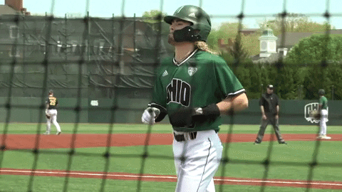 College Baseball Cats GIF by Ohio Bobcats