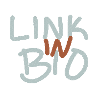 Boho Link In Bio Sticker