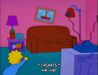 homer simpson couch gag GIF