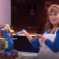 nailedIt baking bake nailed it reality show GIF