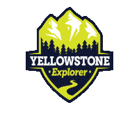 YellowstoneExplorer yellowstone explorer logo Sticker