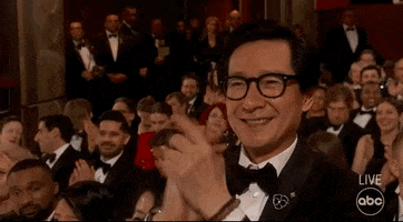 Ke Huy Quan Applause GIF by The Academy Awards