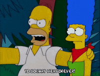 homer simpson marriage GIF