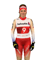 helvetia_schweiz ready confident steiner swiss ski Sticker
