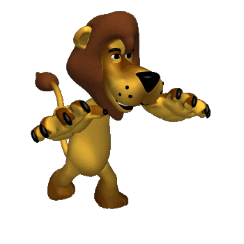 3d lion STICKER