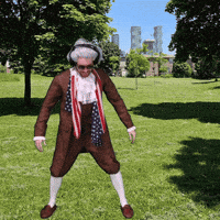 Dancing Outside Founding Father GIF