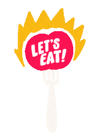 Lets Eat Sticker by Norriseph