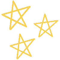 Three Stars Star Sticker