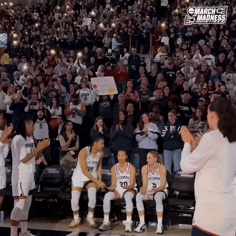 High Five College Basketball GIF by NCAA March Madness