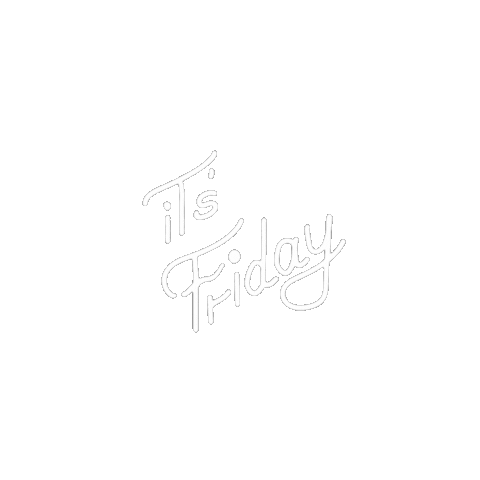 Its Friday Heart Sticker