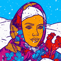 Russian Art GIF by Evgenia Chuvardina