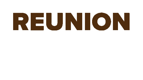 Reunion Brown And White Sticker by Lehigh University