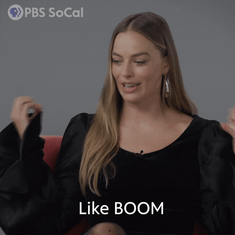 Margot Robbie Actors GIF by PBS SoCal