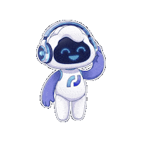 skyone_solutions tech mascote ia fone Sticker