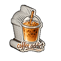 Good Morning Coffee Sticker