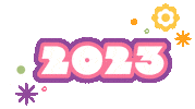 New Year Rainbow Sticker by Marcela Illustrates