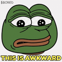 Awkward Pepe The Frog GIF by THE PEOPLE UPSTAIRS